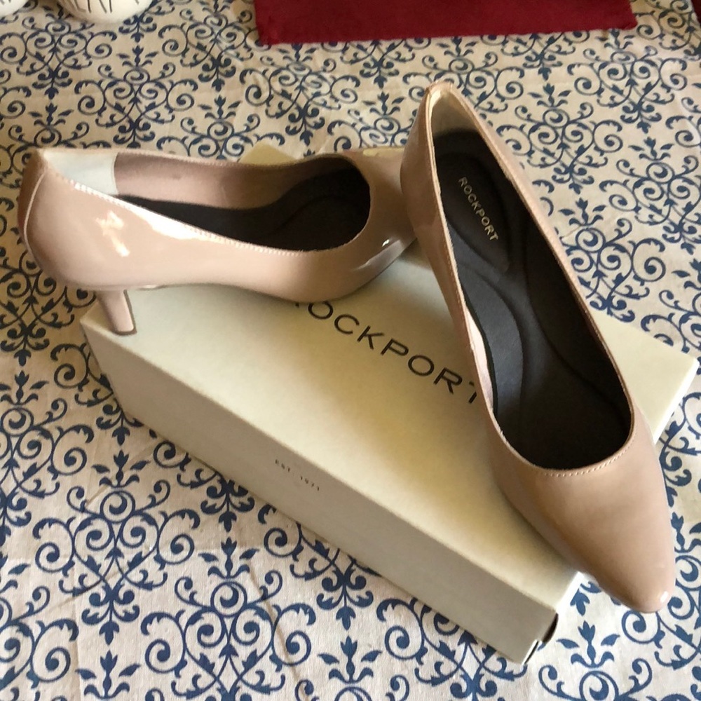 Rockport Taupe Patent 2” Heels